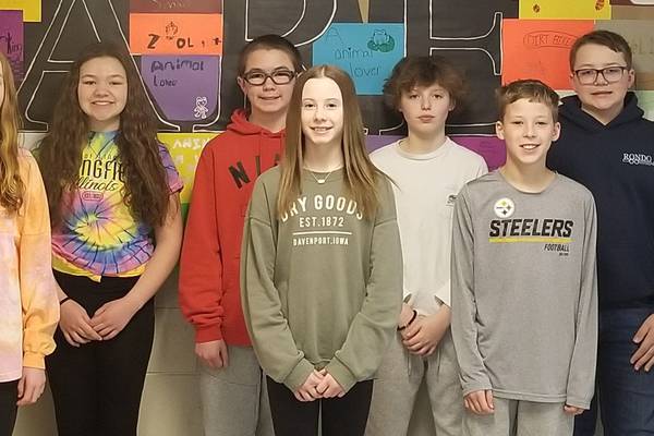 Sycamore Middle School names March students of the month