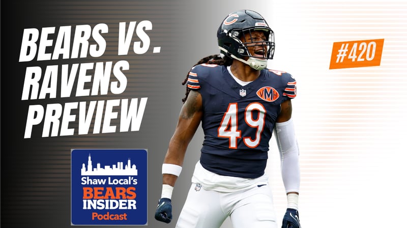 Bears Insider Podcast Episode 420: Bears vs. Ravens, can Chicago win its fifth straight?