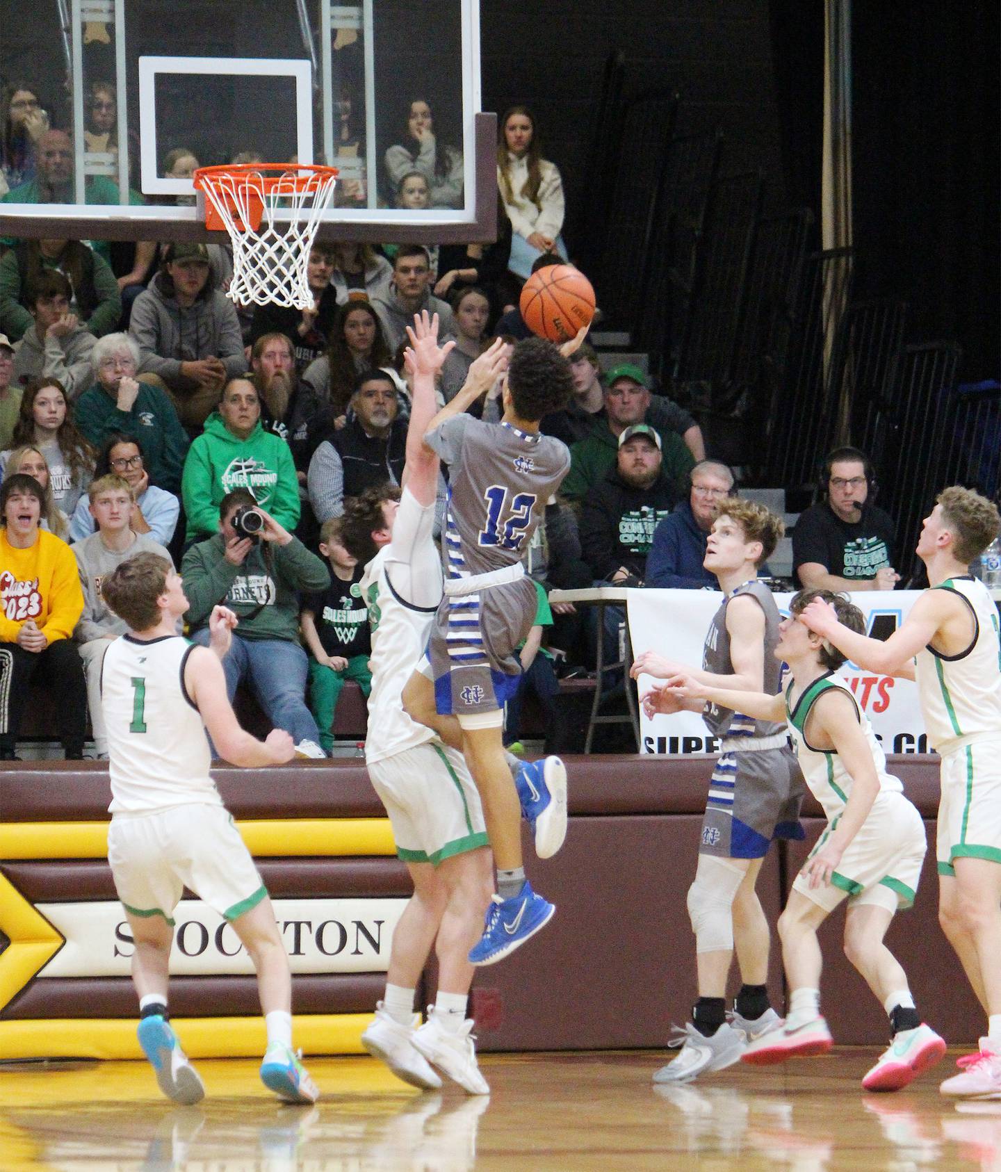 Boys basketball Newman falls short in regional final, ends season against Scales Mound for