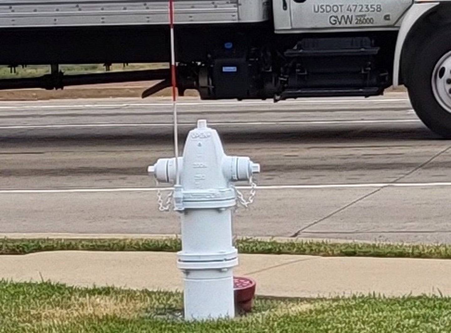 Geneva resident Chrissy Swanson was not deterred by the spray-paint vandalism done to her Rainbow and Transgender flag colors on the fire hydrant at Kirk Road and East State Street, part of the city’s Art on Fire program.