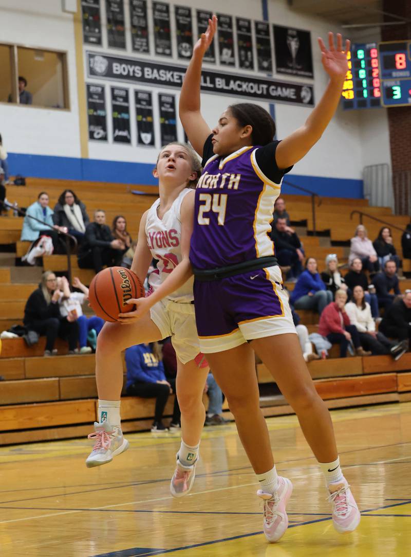 Photos Lyons Township girls basketball hosts Downers Grove North