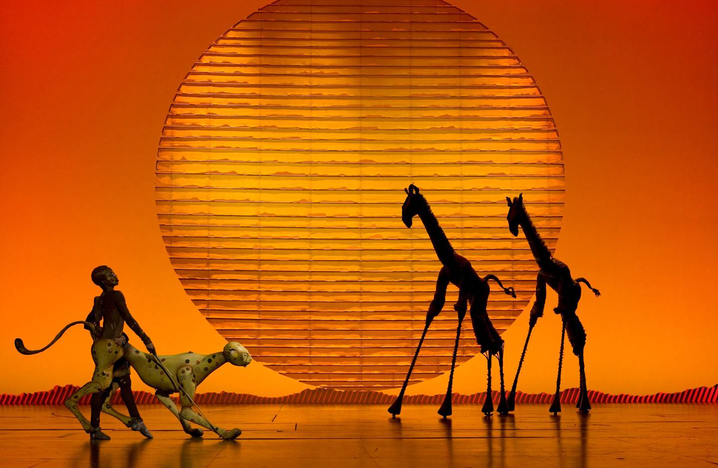 Circle of Life - Cheetah and Giraffes - "The Lion King"