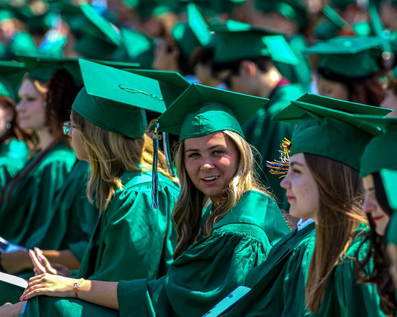 Graduates at the York High School Graduation Ceremony. May 21, 2023.