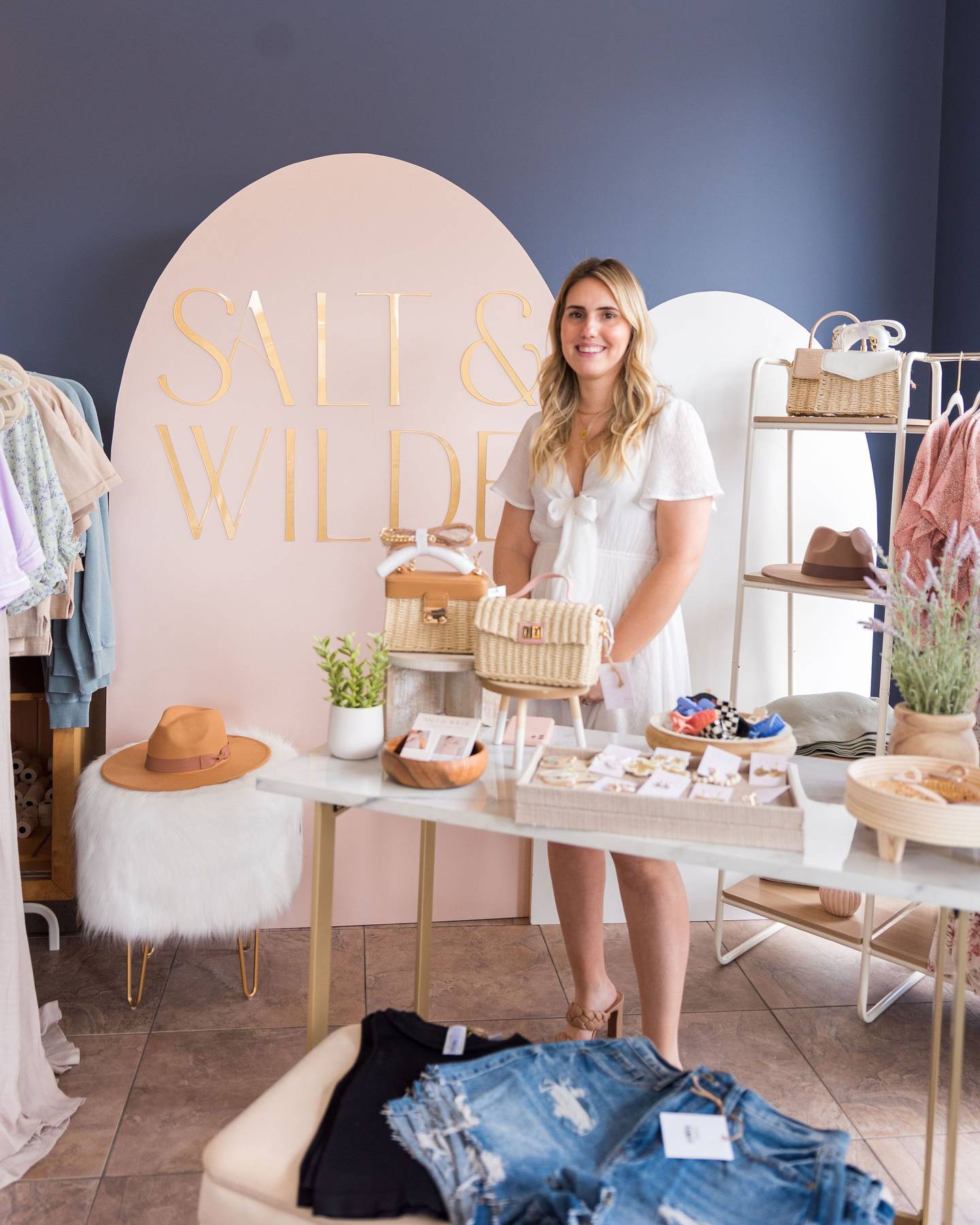 Salt & Wilde is a women’s boutique founded by Shannon Gustafson. The store features a curated selection of clothing and accessories, including dresses, tops, bottoms and accessories.