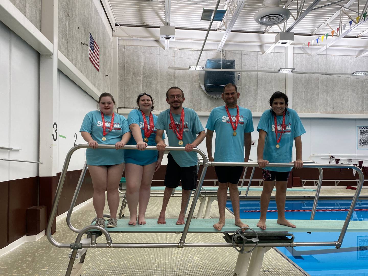 Layla Hicks, Shannon Wexell, Nick Holm, Drew Kirkman and Dominyk Zavala each won three gold medals at regionals in Kankakee, earning their team the opportunity to compete at the Illinois Special Olympics on June 9.