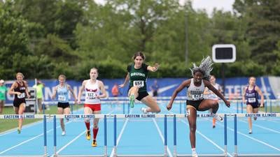 St. Bede’s Lily Bosnich brings home silver in both 1A hurdle events