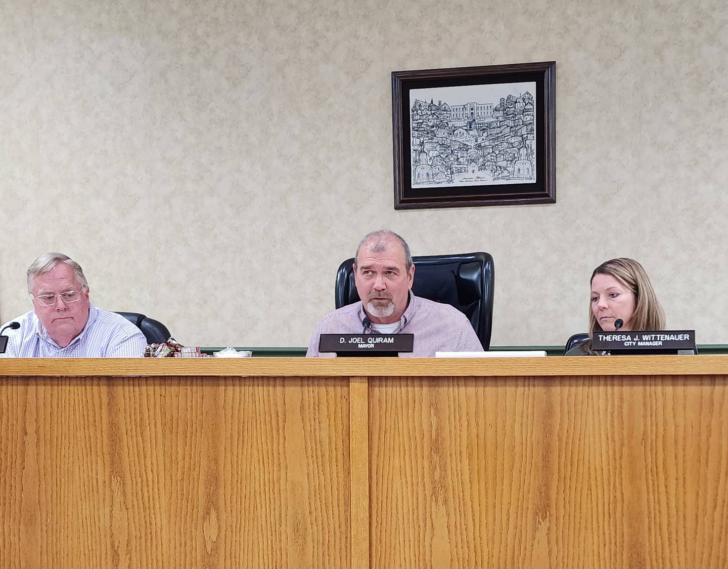 The Princeton City Council meeting on Monday, April 17 marked the last of Joel Quiram's tenure as mayor.
