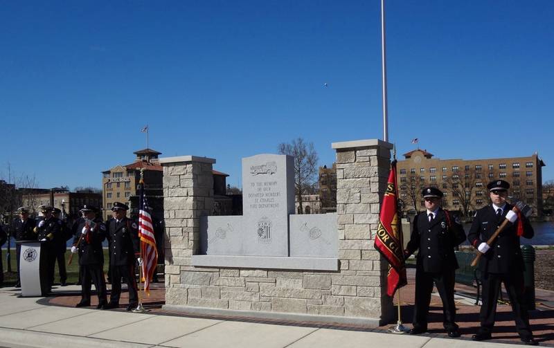 The St. Charles Fire Department will hold its annual 9/11 remembrance ceremony at 7:30 a.m. Sunday outside at the Fire Department Memorial Monument, 2 E. Main St. in downtown St. Charles.