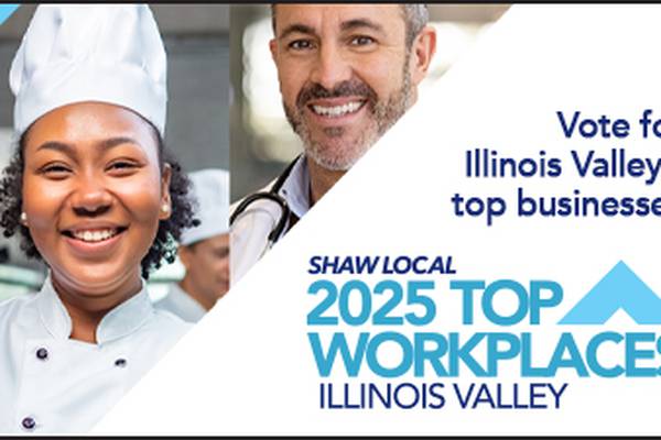You help choose Illinois Valley’s Top Workplaces