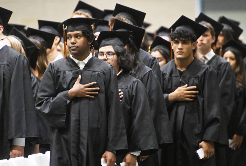 Wheaton Warrenville South High School held its graduation ceremony on Saturday, May 25, 2024 at the College of DuPage in Glen Ellyn.