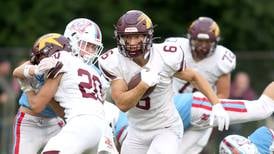 Hunter Carley, Richmond-Burton roll to Week 1 win against Marian Central