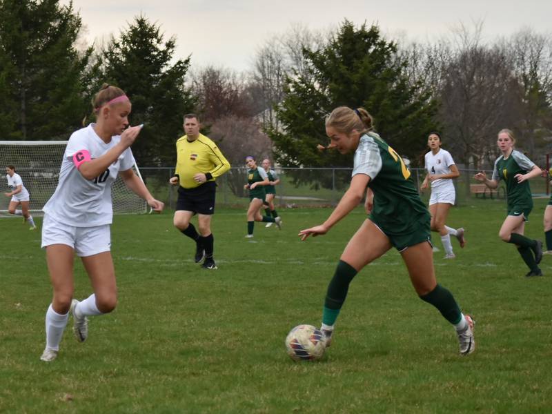 Crystal Lake South freshman Gracey LePage finds success on the pitch, track