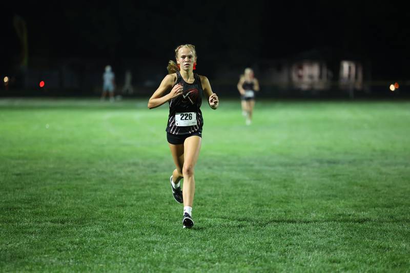 Bradley-Bourbonnais' runs during the All-City cross country meet at Bishop McNamara on Wednesday, Sept. 17, 2025.