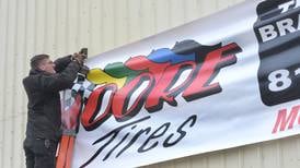 Photos: New Moore Tires shop buzzing along