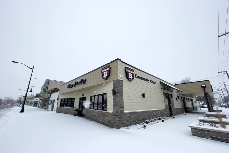 The village of Bradley's new Bradley Community Center is located at 428 W. Broadway St., about one block west of the Village Hall.