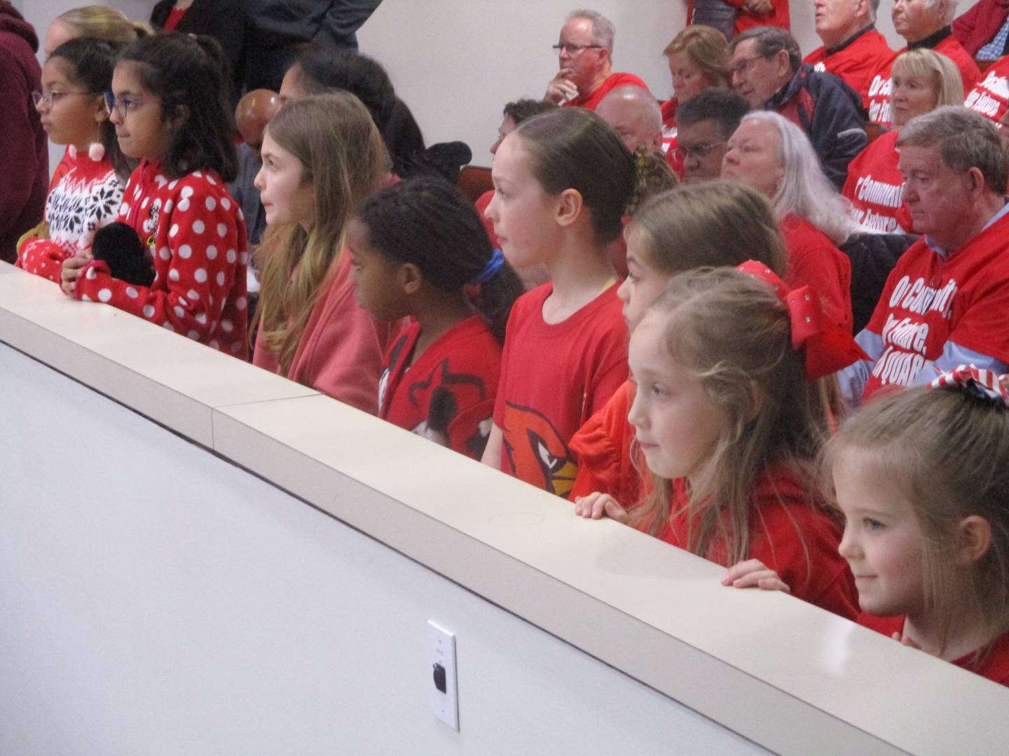 Children from Liberty Elementary and other schools in Plainfield School District 202 made an appearance at the Will County Board meeting on Thursday to help make the case that a proposed quarry expansion was not safe for the surrounding community. March 20, 2025
