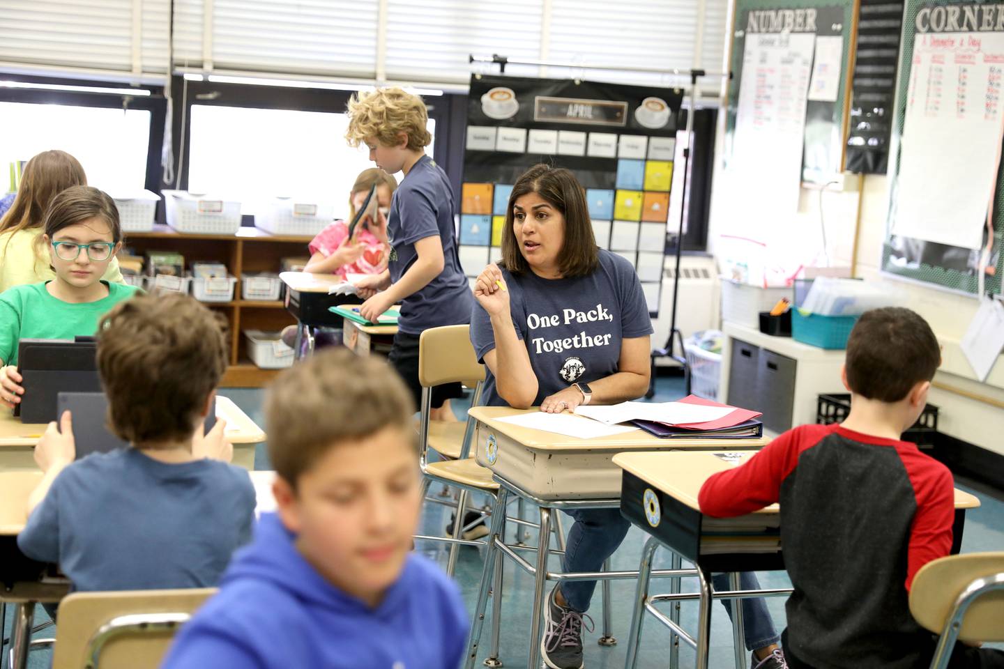 Shor Costello teaches fifth grade at Highland Elementary School in Downers Grove.