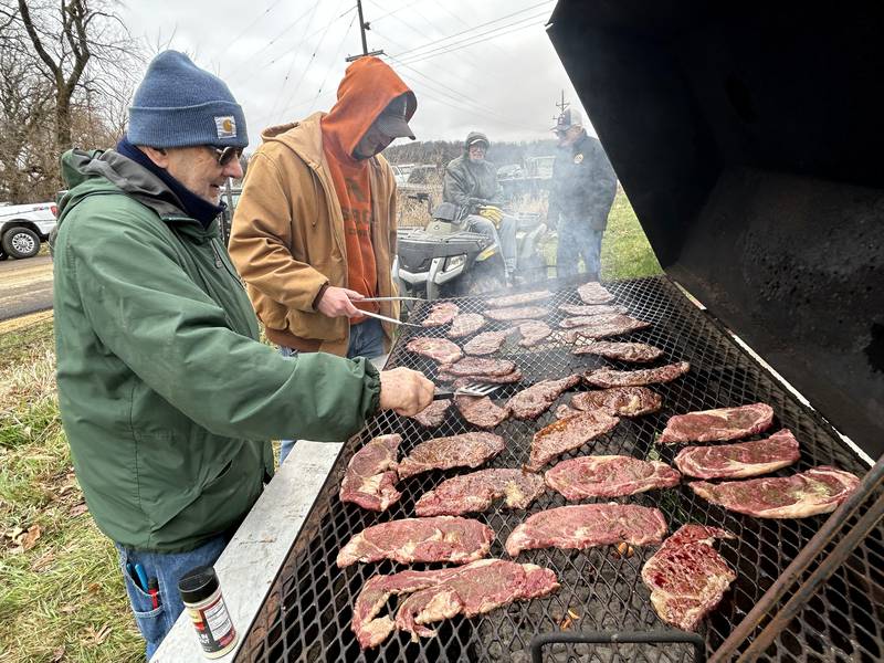 The Ogle County Beef Producers sold ribeye steak sandwiches and burgers at the Spring Hazelhurst Consignment Sale on Saturday, April 4, 2026.