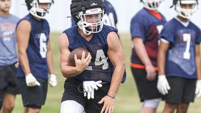 Photos: Oswego holds first fall football practice