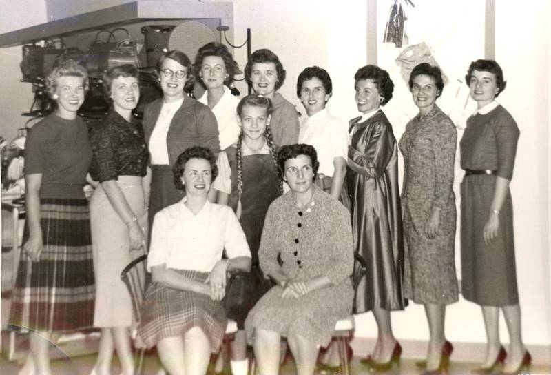Members of the St. Charles Women's Club (then the Young Mothers Club of St. Charles) circa 1960.