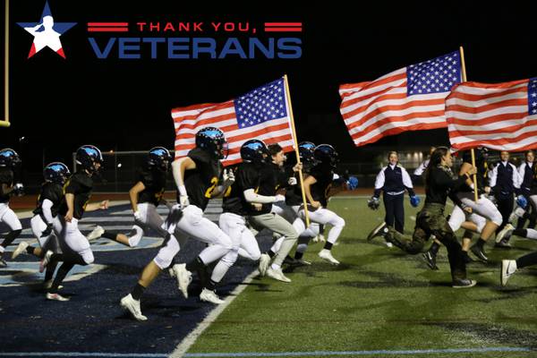 Halftime a time to salute veterans at Downers Grove South football game
