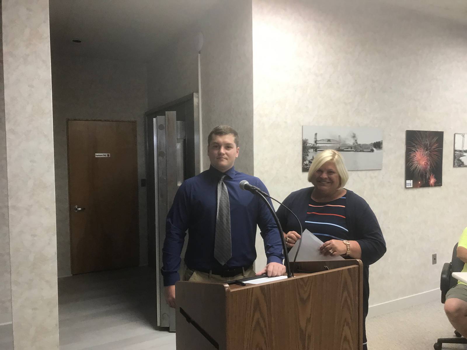 Oglesby swears in new police officer Rivara Shaw Local