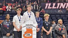 Yorkville’s Jack Ferguson, Ryder Janeczko take third place at IHSA boys wrestling individual state meet