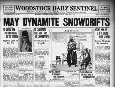 Dynamite snowdrifts and more historical covers for February 17