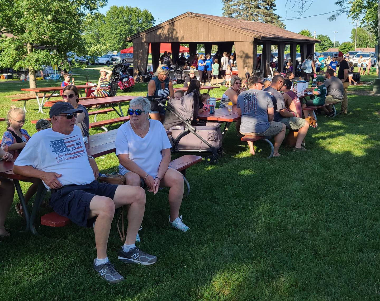 Beautiful weather and a popular annual event, National Night out brought out a sizable crowd to Zearing Park Tuesday. Event goers had the opportunity to see K9 and fire equipment demonstrations, meet with officers and first responders, visit with several local social welfare agencies and more.