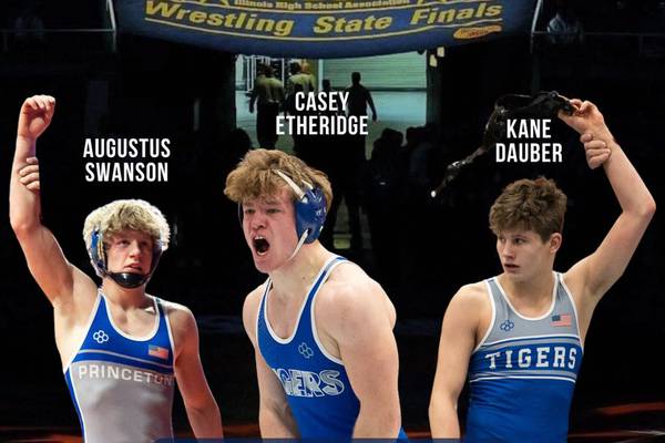 Princeton wrestlers Augustus Swanson, Kane Dauber, Casey Etheridge take aim at state 