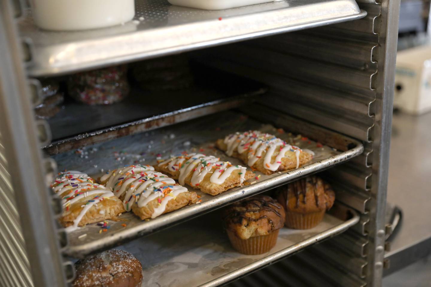 Homemade pop tarts at the Corner Grind in Elburn made by bakers Molly Fraser and Austin Dabbert.