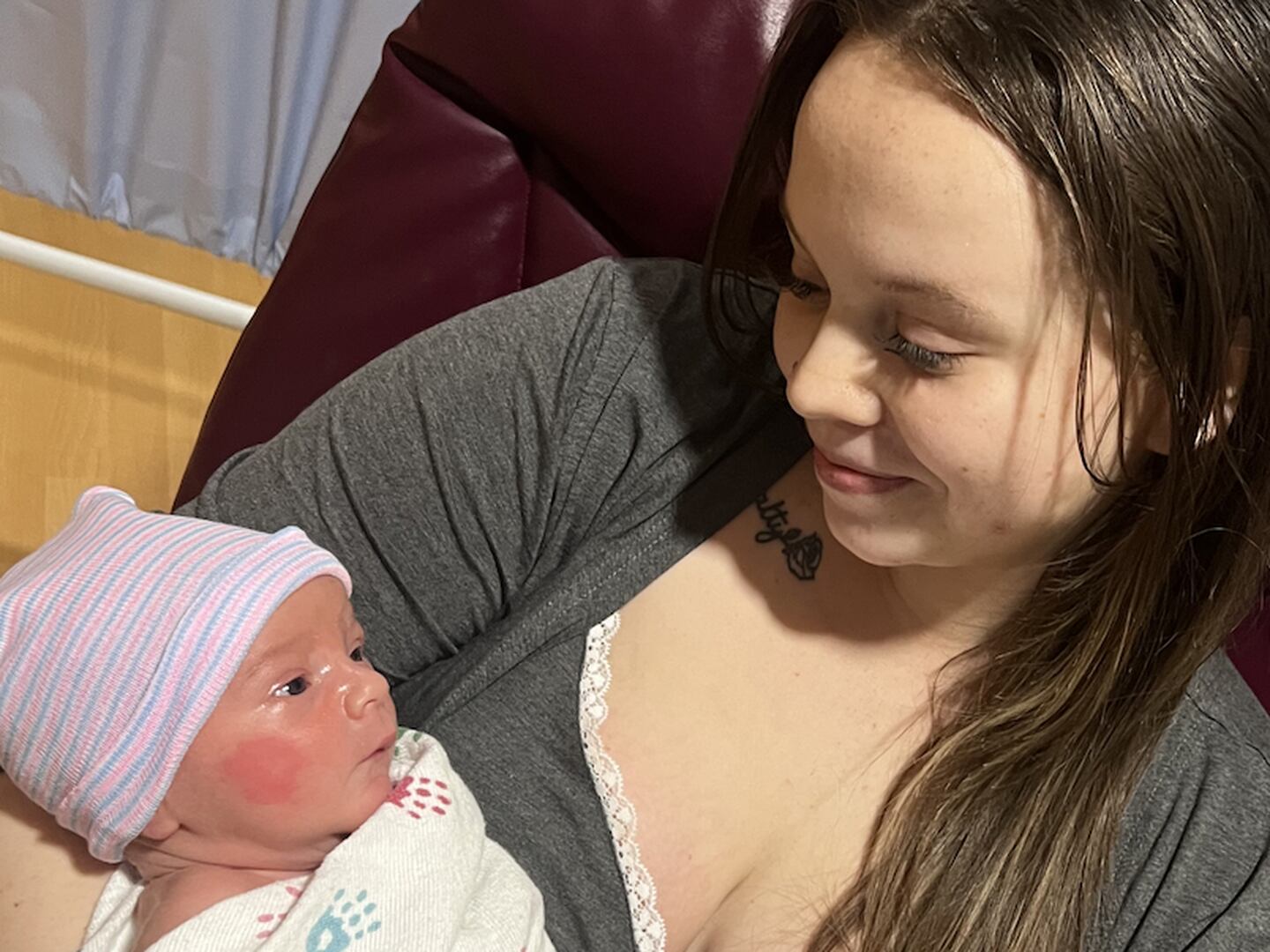 Sophia Iversen gave birth to her son Jeremiah Amiri Hernandez at 11:26 p.m. on Jan. 1, 2024 in Northwestern Medicine Kishwaukee Hospital in DeKalb.