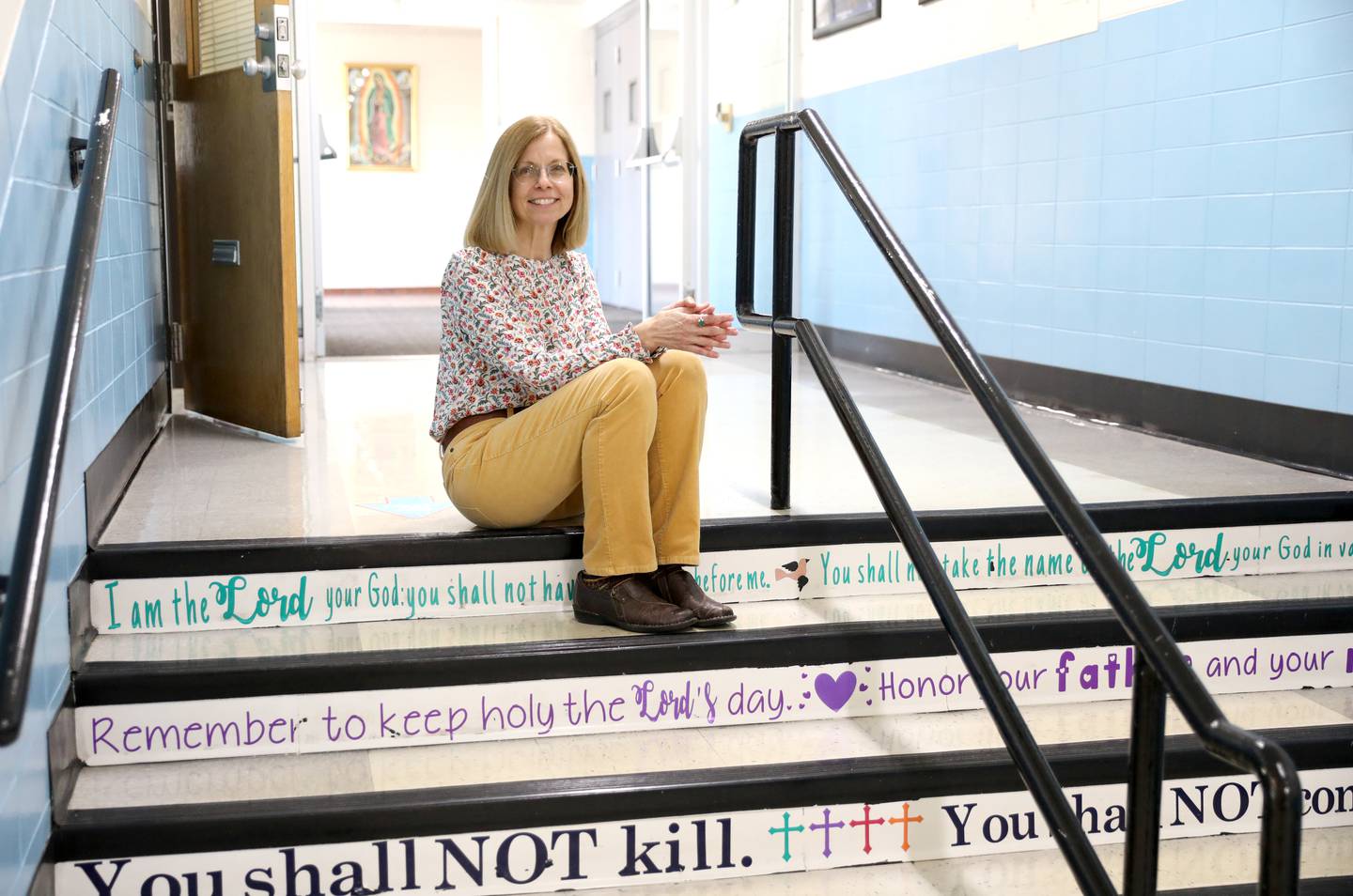 Kim Markey is a reading and language arts teacher for students in fifth through eighth grade at St. Matthew Parish School in Glendale Heights.