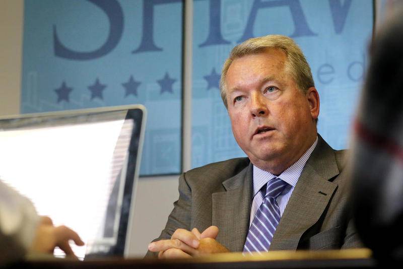 Senate candidate Don DeWitte talks with the Northwest Herald editorial board on Wednesday, Sep. 26, 2018 in Crystal Lake.
