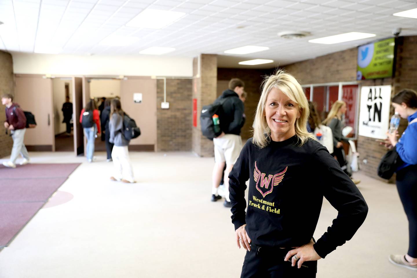 Leann Philgren is a special education teacher and track and field coach at Westmont High School.
