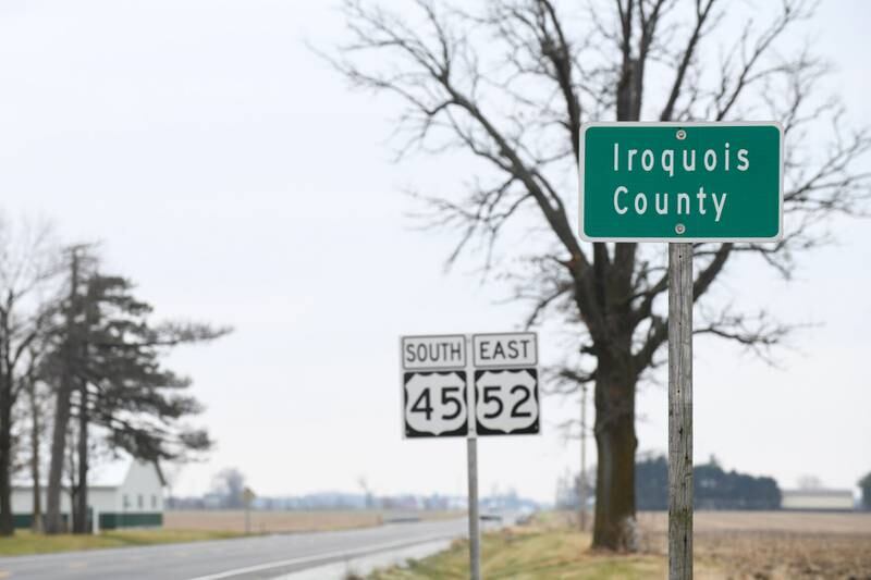 Iroquois County sign