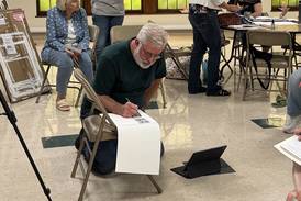 Morris Watercolor Guild hosted visiting artist Steve Puttrich on Friday