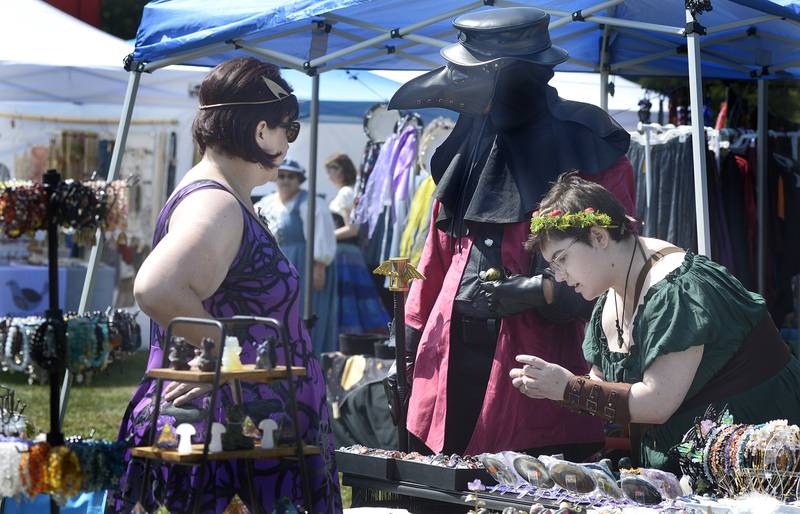 Many vendors participated to sell their wares Saturday during the annual Marseilles Renaissance Faire.