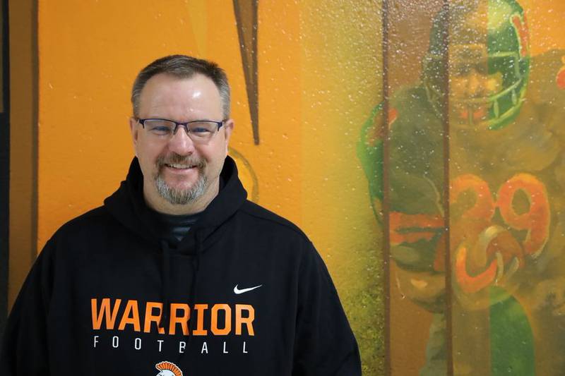 McHenry football coach Jeff Schroeder