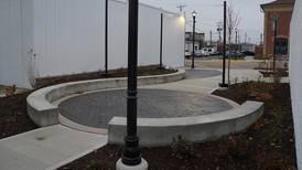 Rochelle’s new downtown pocket park on 4th Avenue ‘substantially’ complete
