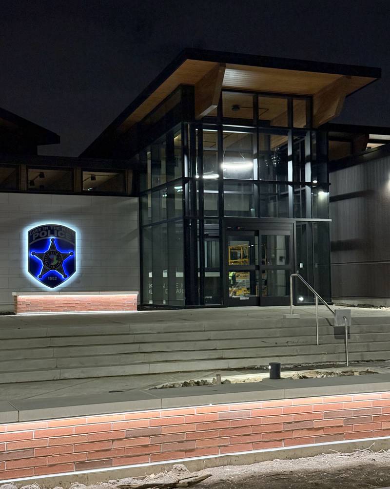 The new Lake in the Hills Police Department building on Tuesday, Feb. 3, 2026.