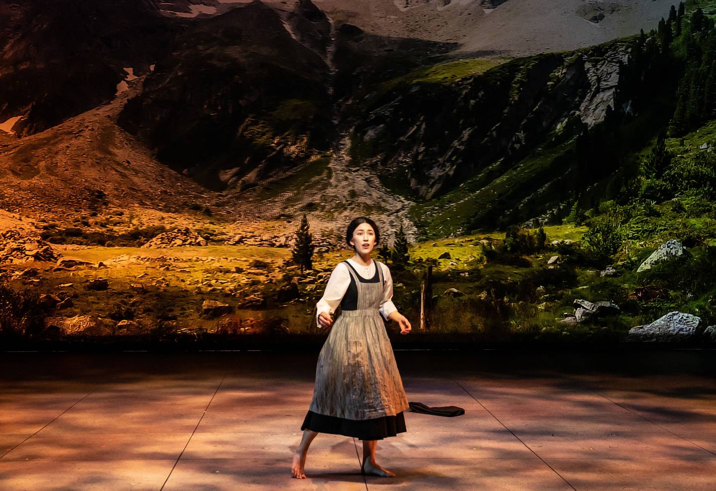 Alicia Kaori plays Maria in Paramount Theatre’s holiday season production, The Sound of Music. Rodgers and Hammerstein’s beloved musical runs November 9, 2022-January 14, 2023 at Paramount Theatre, 23 E. Galena Blvd. in downtown Aurora. Tickets: paramountaurora.com or (630) 896-6666. Credit: Liz Lauren