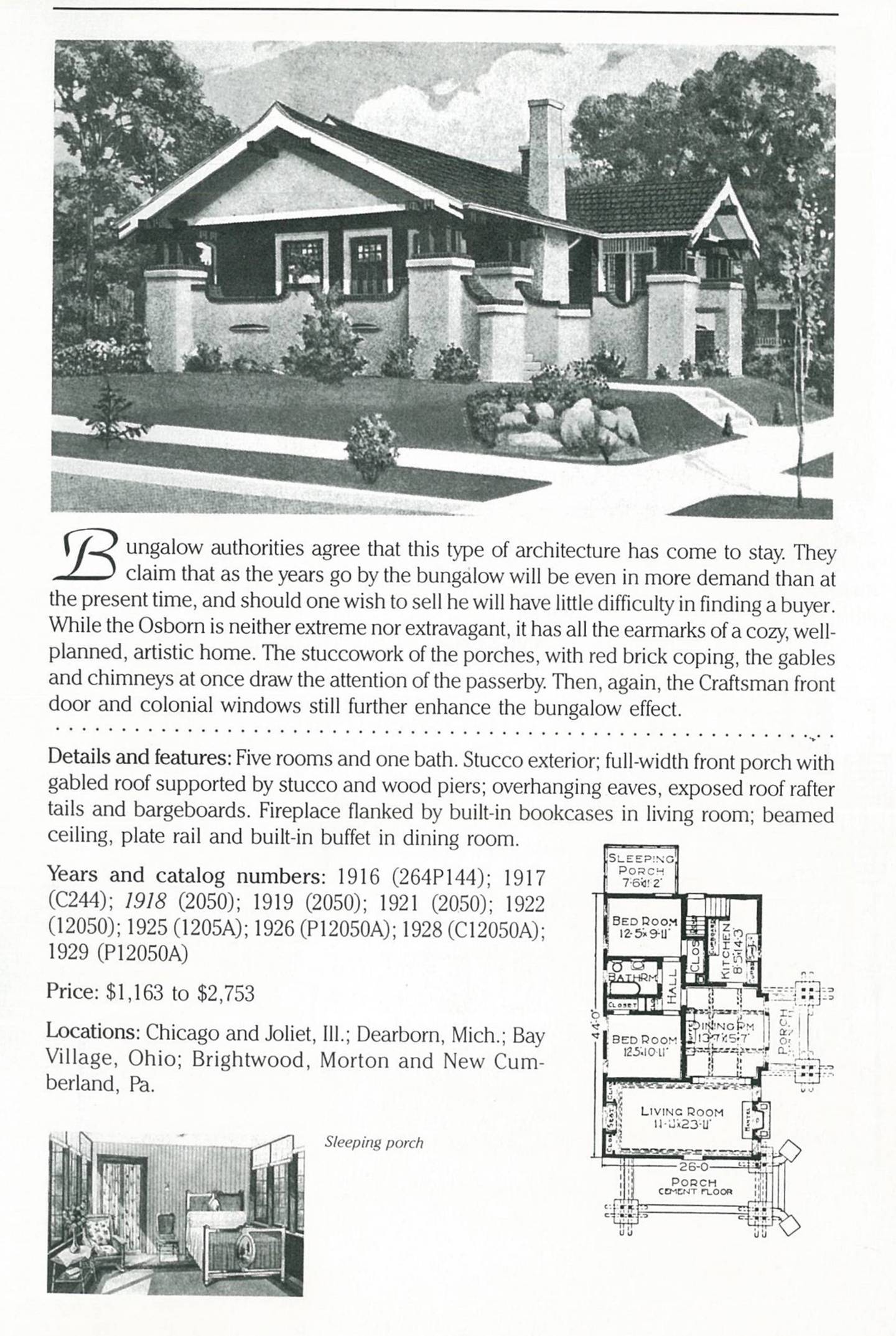 The City of Joliet has designated the property at 804 W. Marion St. as a local historic landmark and a contributing property within its Catalog Home Local Thematic Historic District and its Classic Bungalow Local Thematic Historic District.