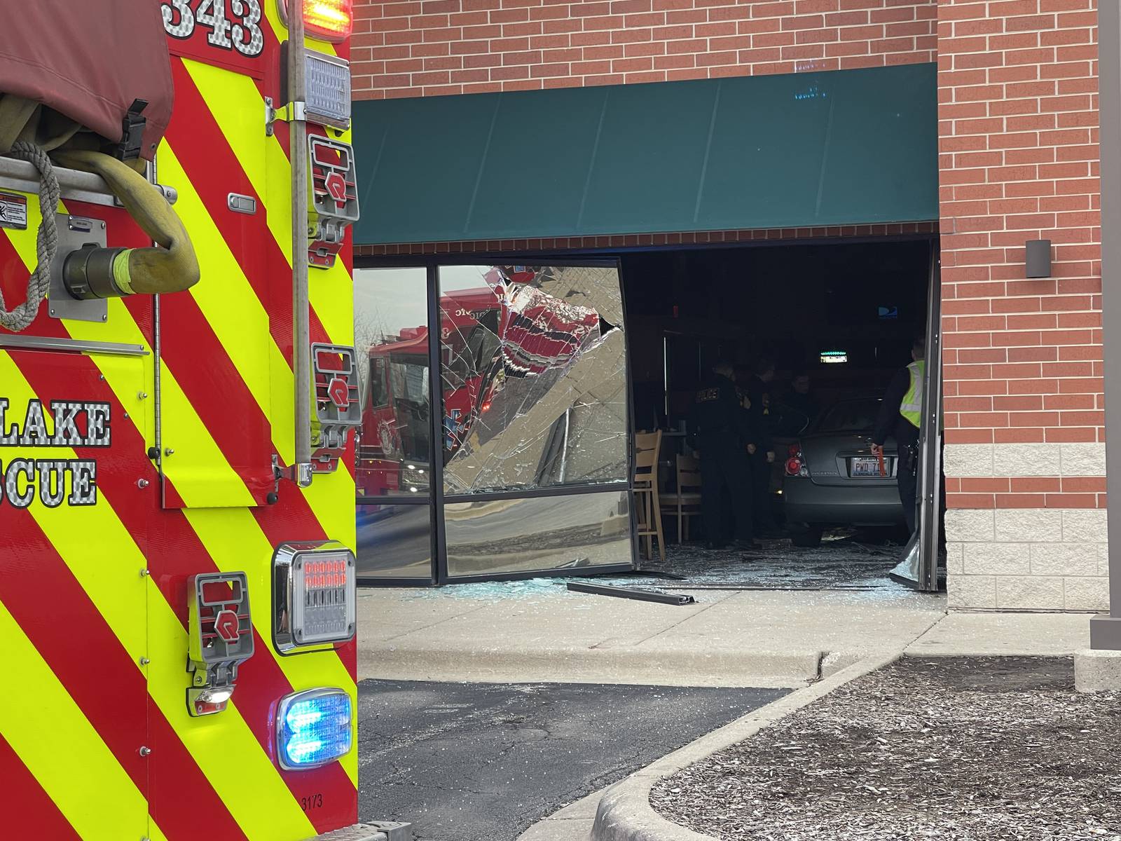 Photos Car crashes into Crystal Lake restaurant Shaw Local