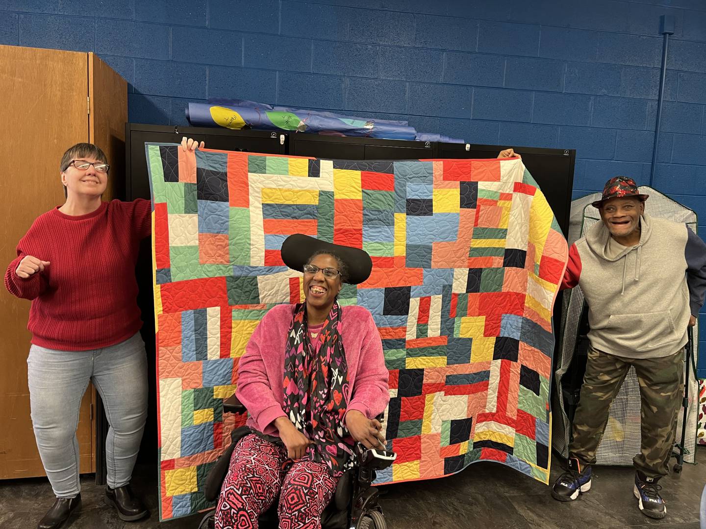 The centerpiece auction item for the 28th Great Chefs Tasting and Auction on March 2 is a quilt that clients receiving services at UCP-Center for Disability Services in Joliet created to help raise funds for respite care.