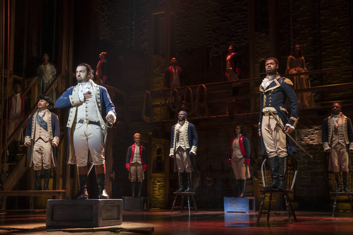 "Hamilton" is playing in Chicago through Dec. 30.