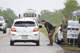 First immigration detainees arrive at Florida center in the Everglades