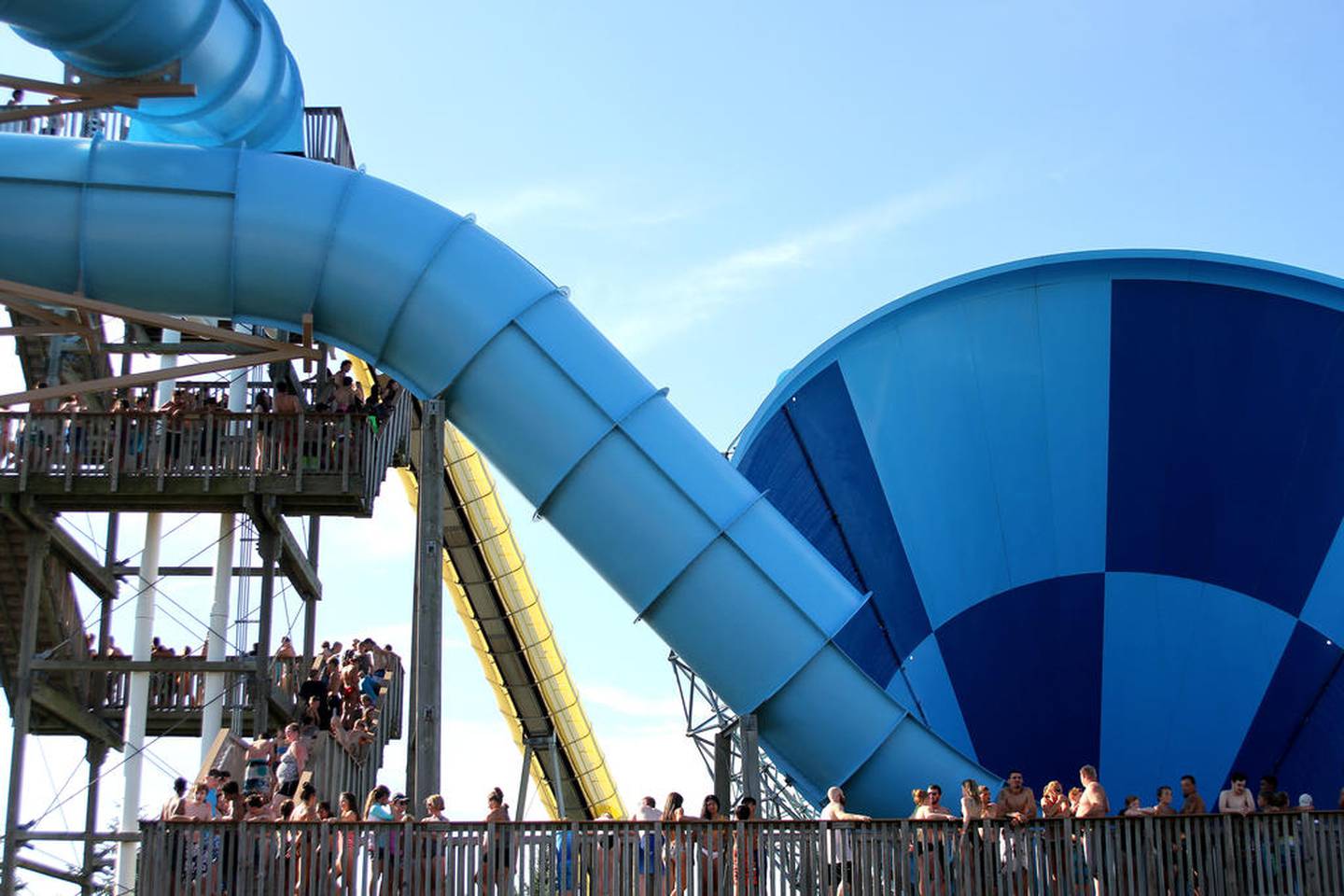 Raging Waves Waterpark's Boomerang ride was popular with many guests Friday, Aug. 9, as Yorkville families gathered to celebrate the start of the 2019-2020 school year.