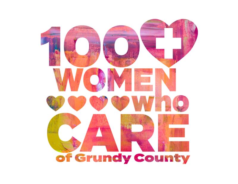 The 100+ Women Who Care of Grundy County logo.
