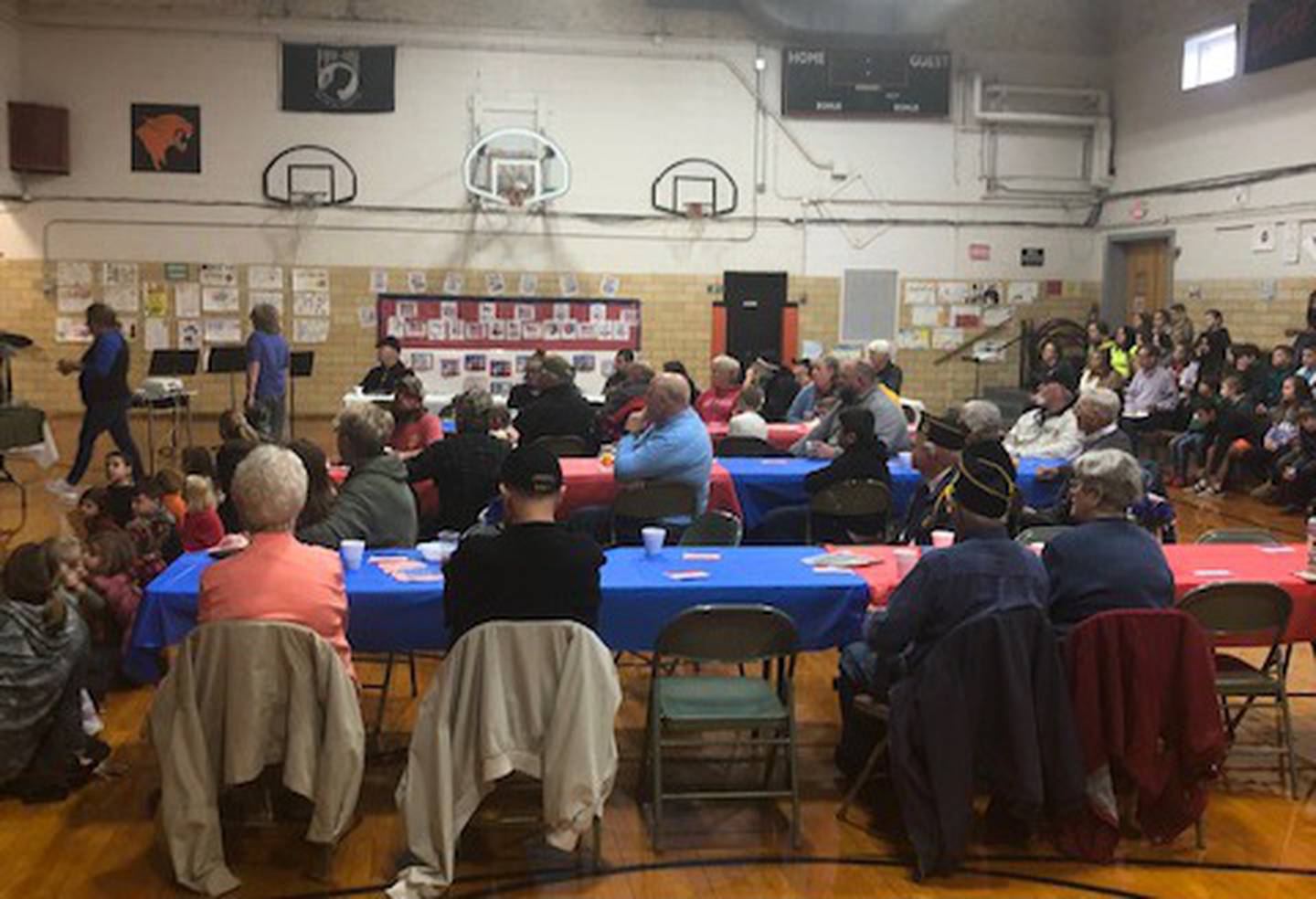 Much like others across the county, state and country; Neponset Grade School opened its doors to welcome, celebrate and thank local heroes on Veteran’s Day on Nov. 11.